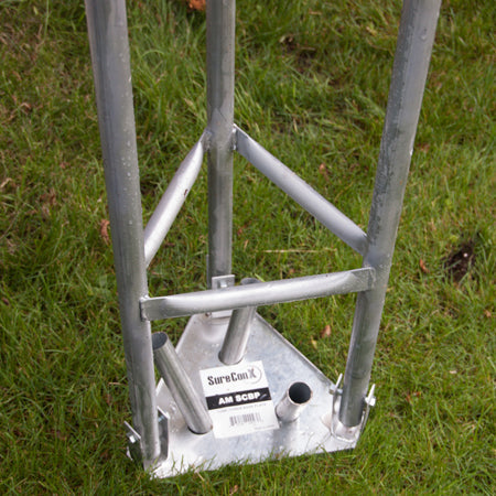SureConX Universal Base Plate for Tubular Tower