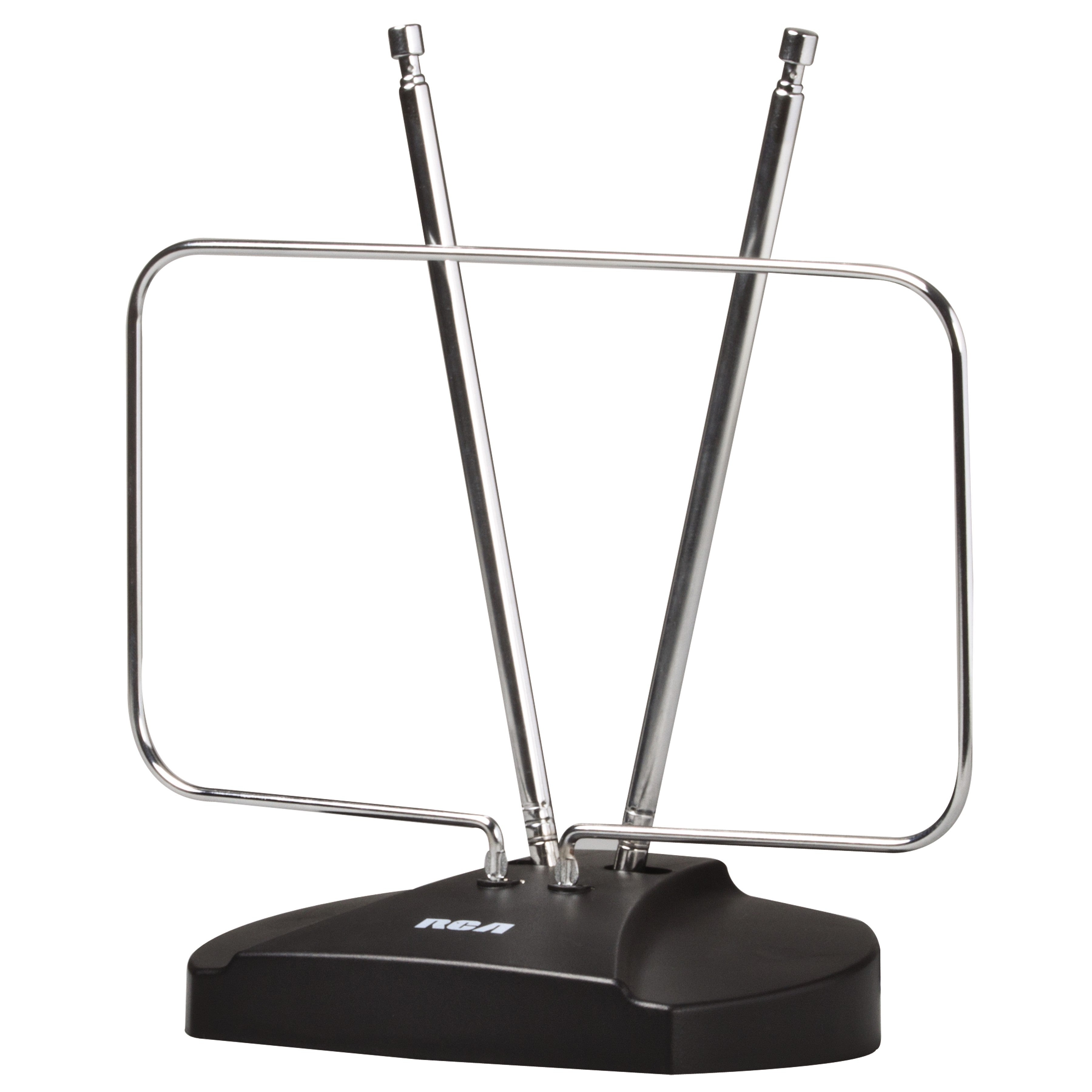 RCA UHF/VHF Adjustable Rabbit Ear Indoor 4K HDTV Antenna