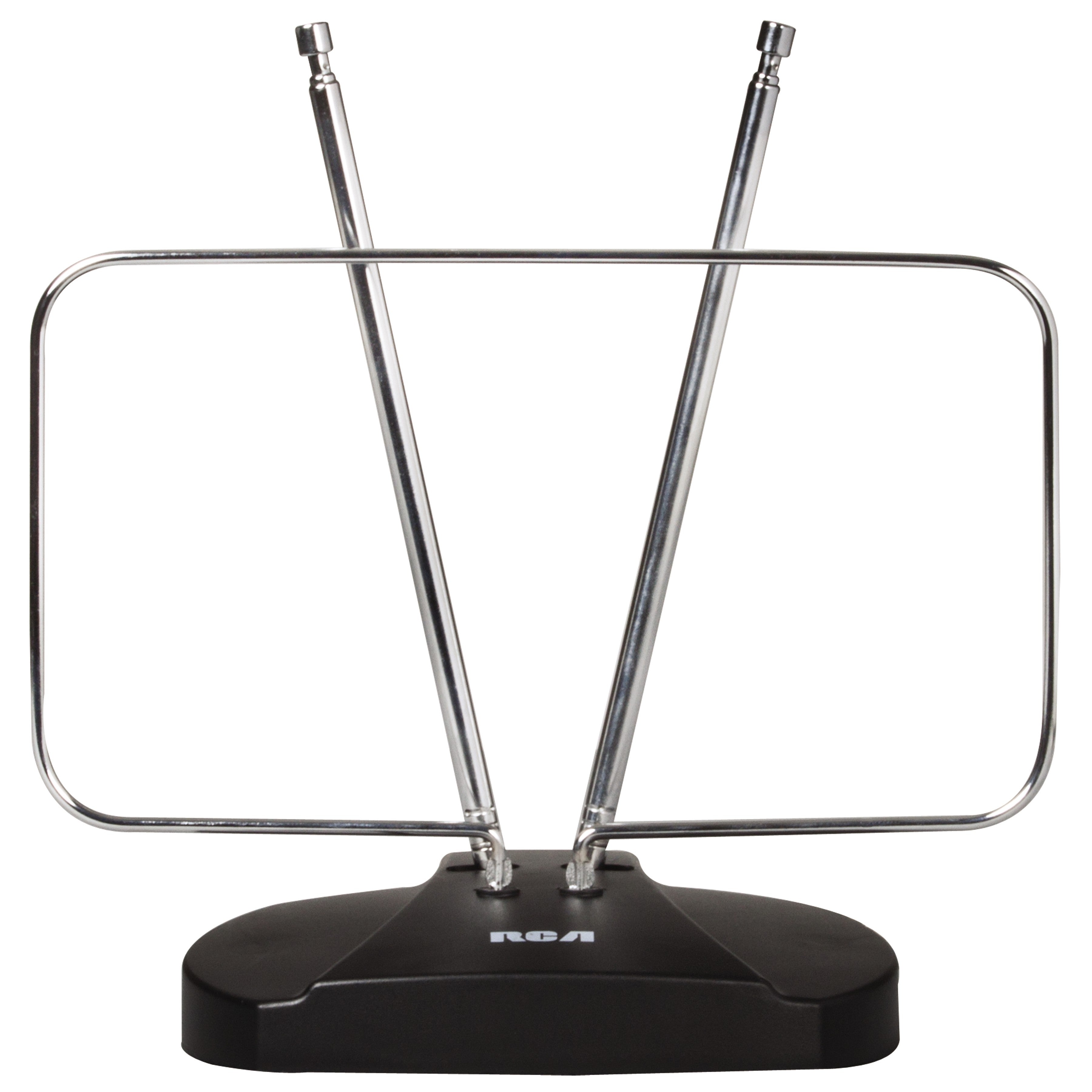 RCA UHF/VHF Adjustable Rabbit Ear Indoor 4K HDTV Antenna