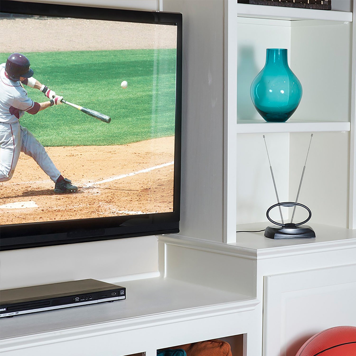 RCA UHF/VHF Adjustable Rabbit Ear Indoor 1080p HDTV Antenna