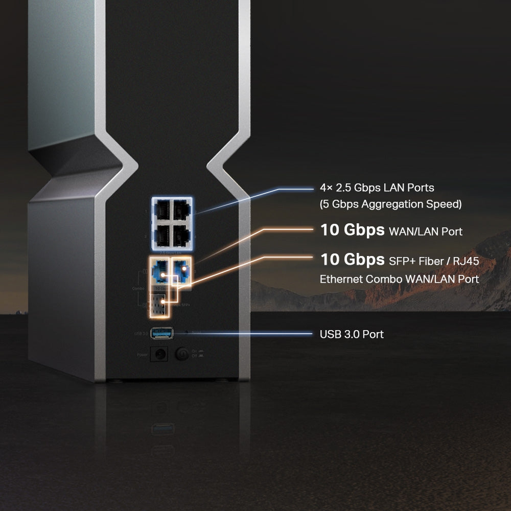 TP-Link Archer BE800 BE19000 Tri Band Wi-Fi 7 Router