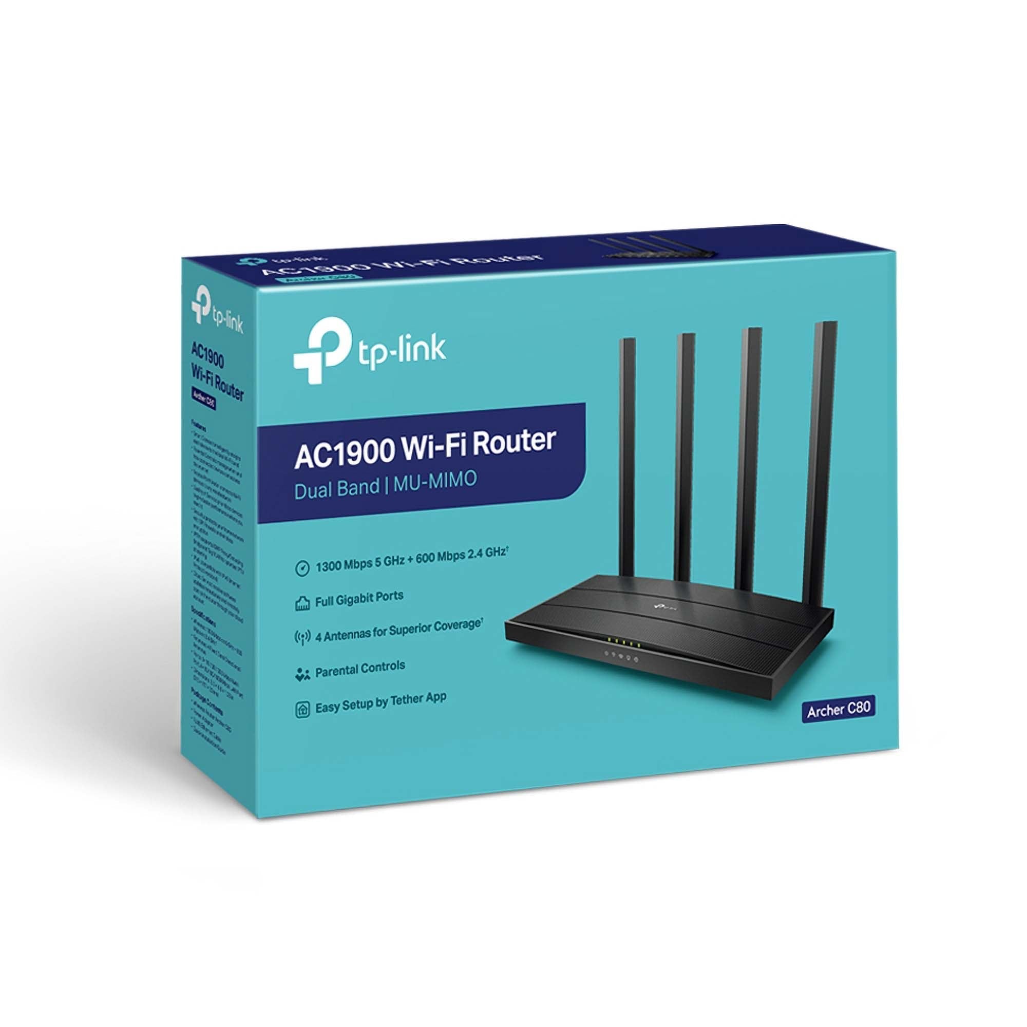 TP-Link Archer C80 AC1900 Wireless Wi-Fi Router