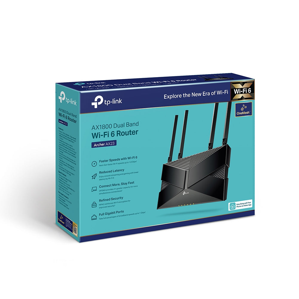 TP-Link Archer AX23 AX1800 Dual-Band 1.8 Gbps Wi-Fi 6 Router