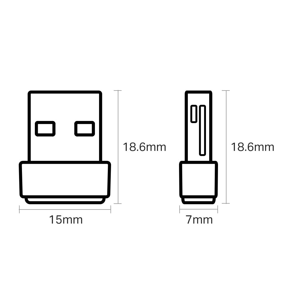 TP-Link AC600 Dual Band Wireless Nano USB 2 Adapter