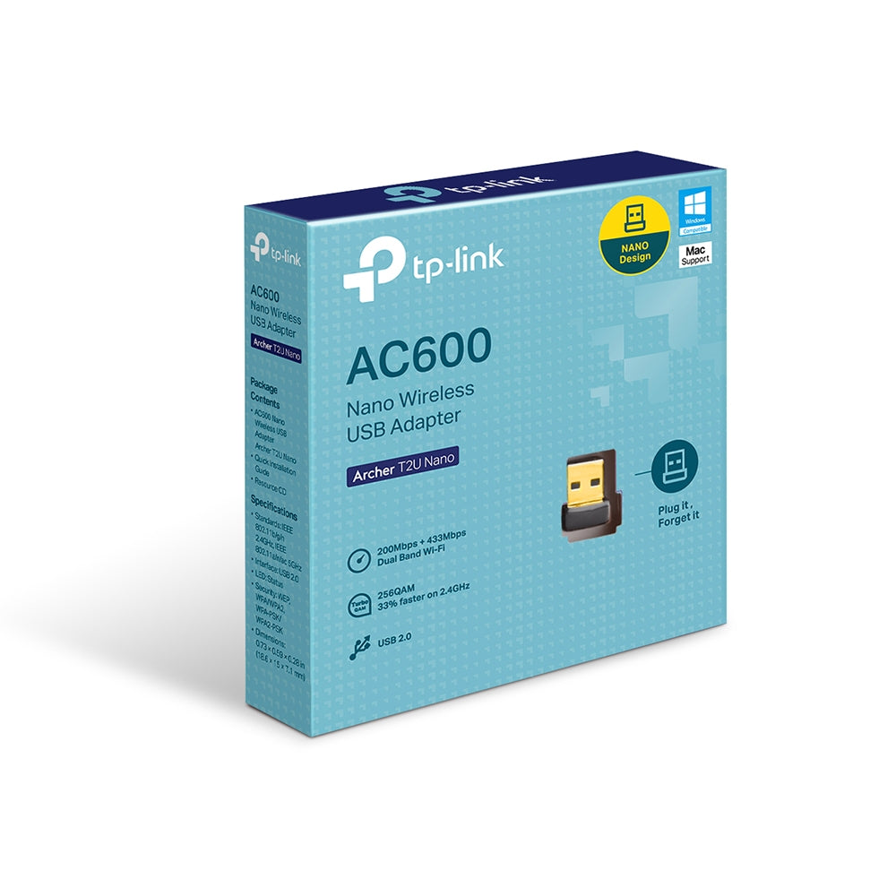 TP-Link AC600 Dual Band Wireless Nano USB 2 Adapter