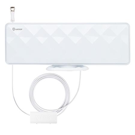 ANTOP Flat-Panel Smartpass Amplified Indoor HDTV Antenna