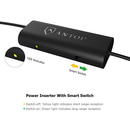ANTOP Clearbar Smartpass Amplified Indoor HDTV Antenna