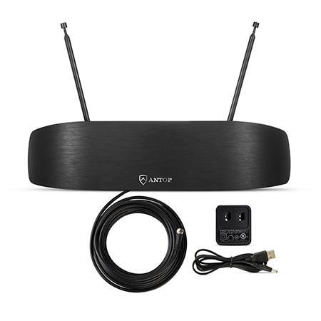 ANTOP Bow Smartpass Amplified Indoor HDTV Antenna