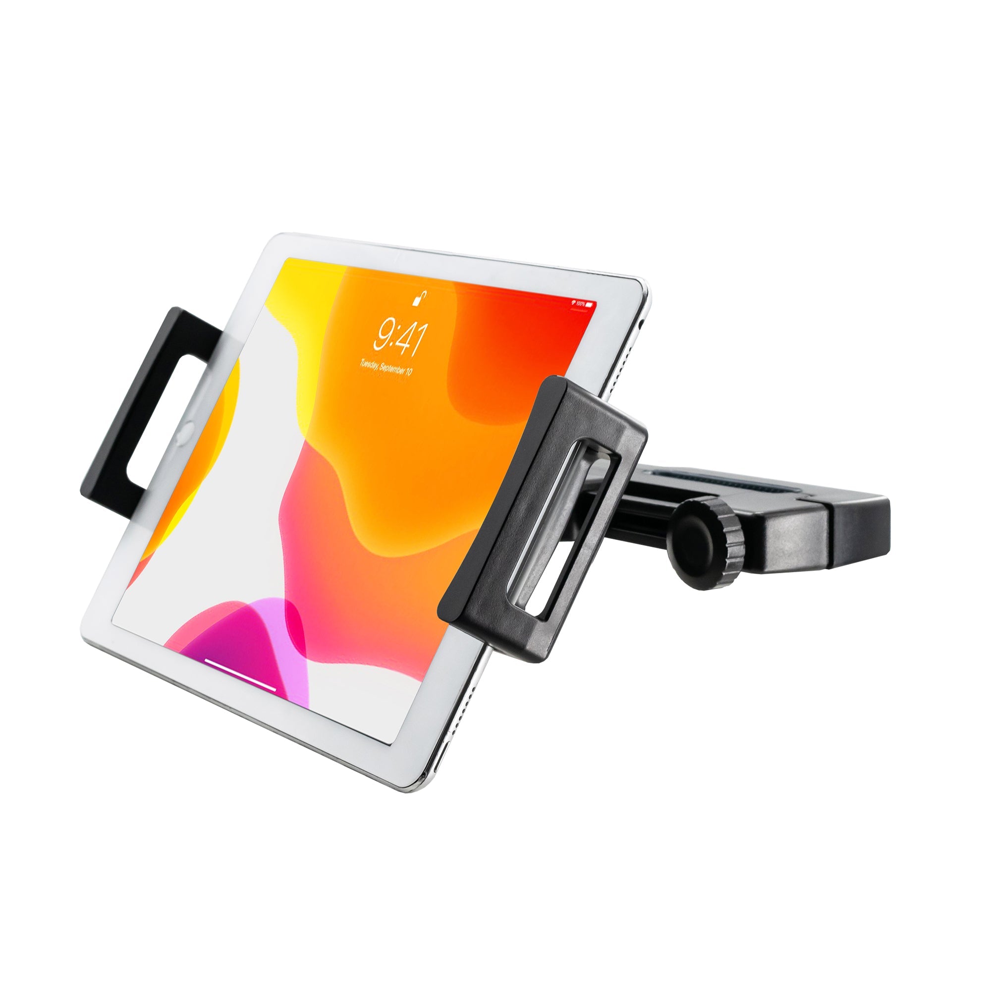 CTA Digital Universal Tablet Headrest Mount with 360-degree Rotation for 17.8-cm (7") to 35.6-cm (14") Tablets