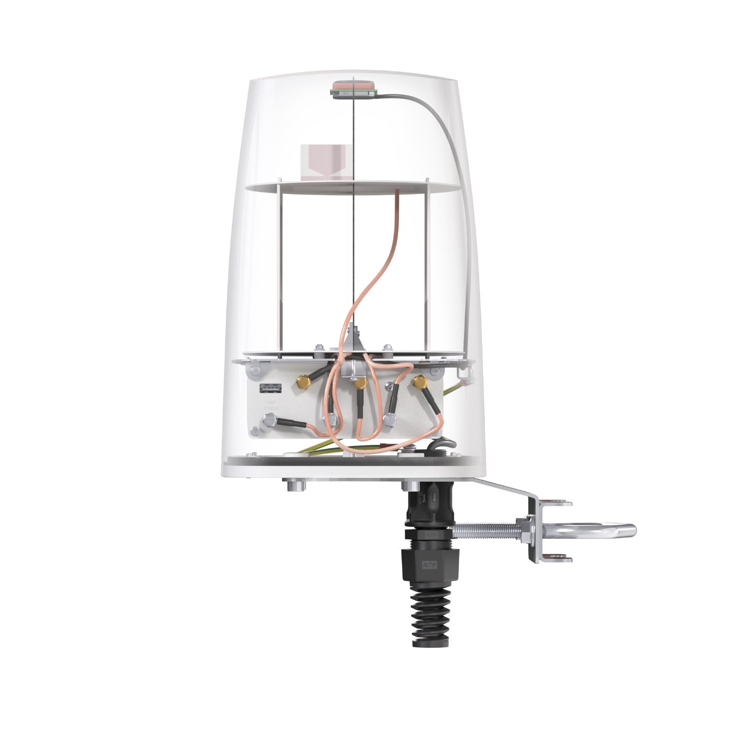 QuWireless QuSpot Omni-directional 4G/LTE Wi-Fi GPS Antenna