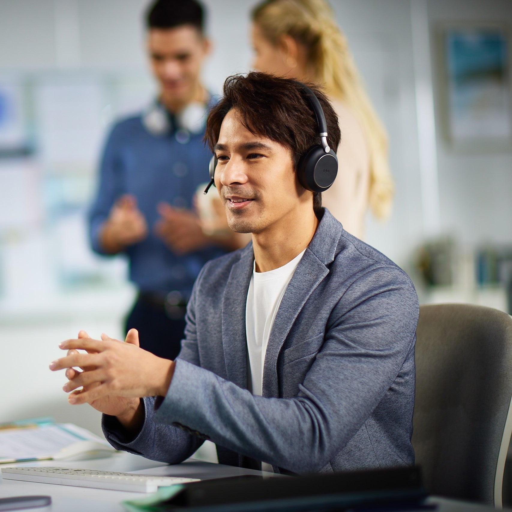 Yealink BH76 Bluetooth Over-the-Ear Headset - Teams - USBA