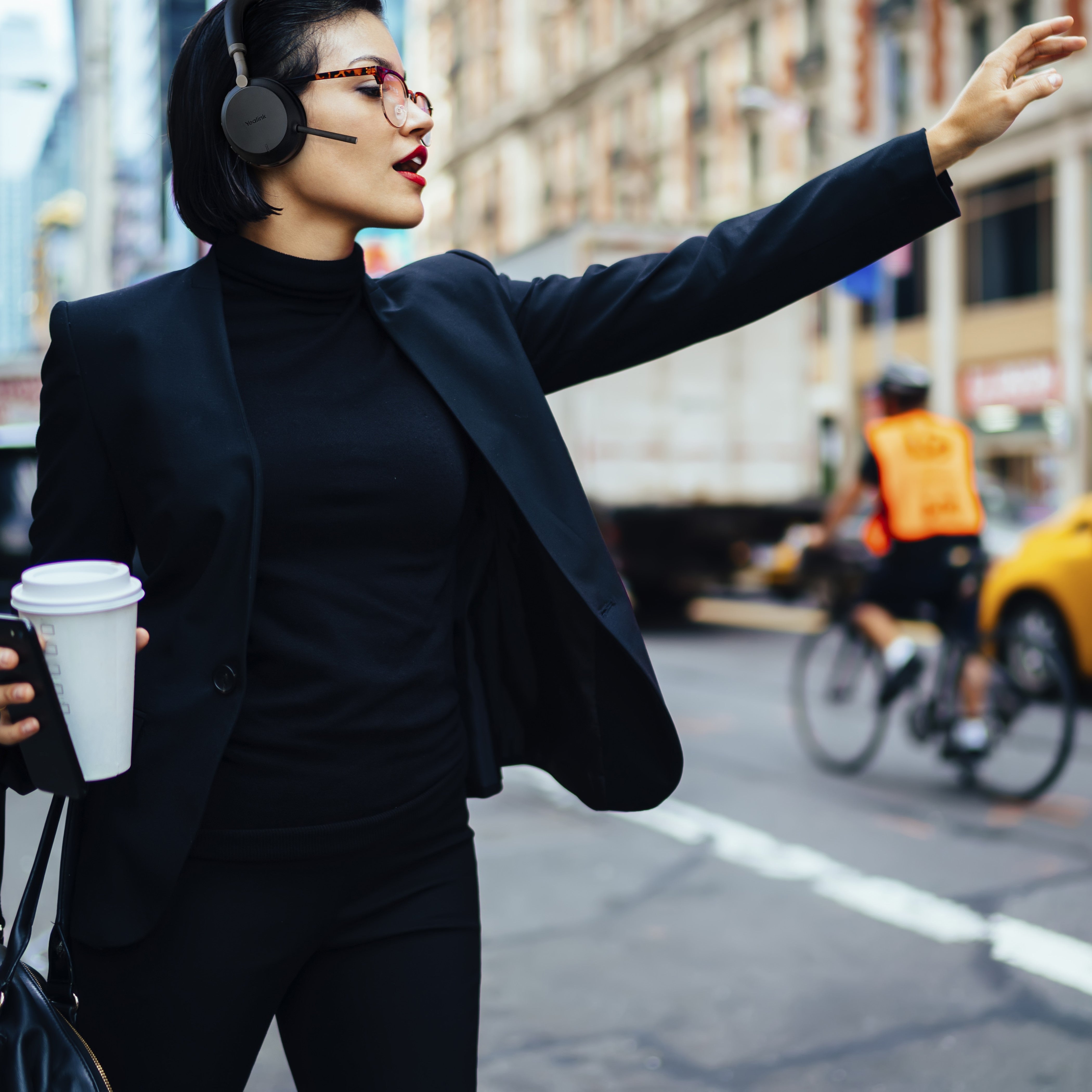 Yealink BH76 Bluetooth Over-the-Ear Headset - Teams - USBC