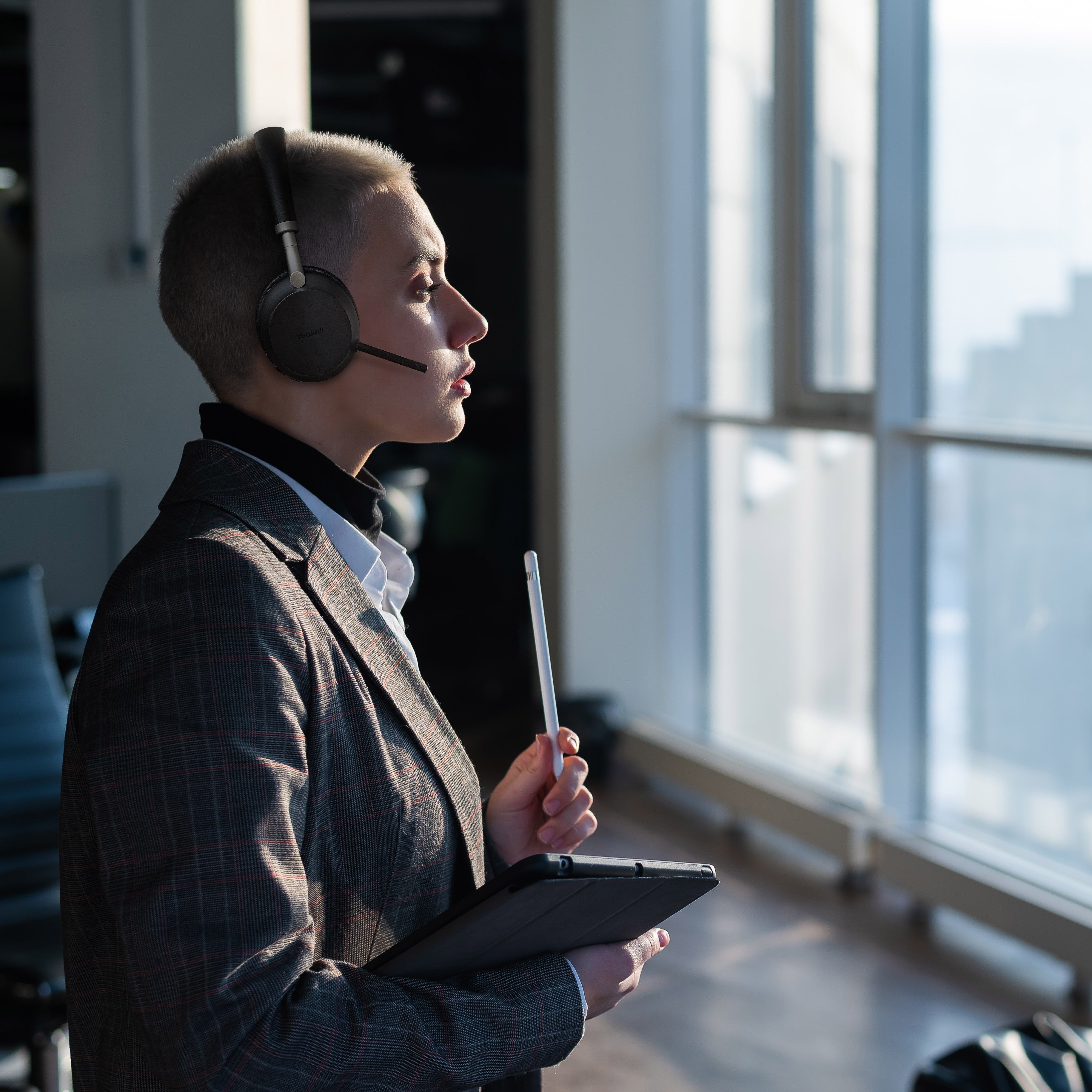 Yealink BH76 Bluetooth Over-the-Ear Headset - UC - USBC
