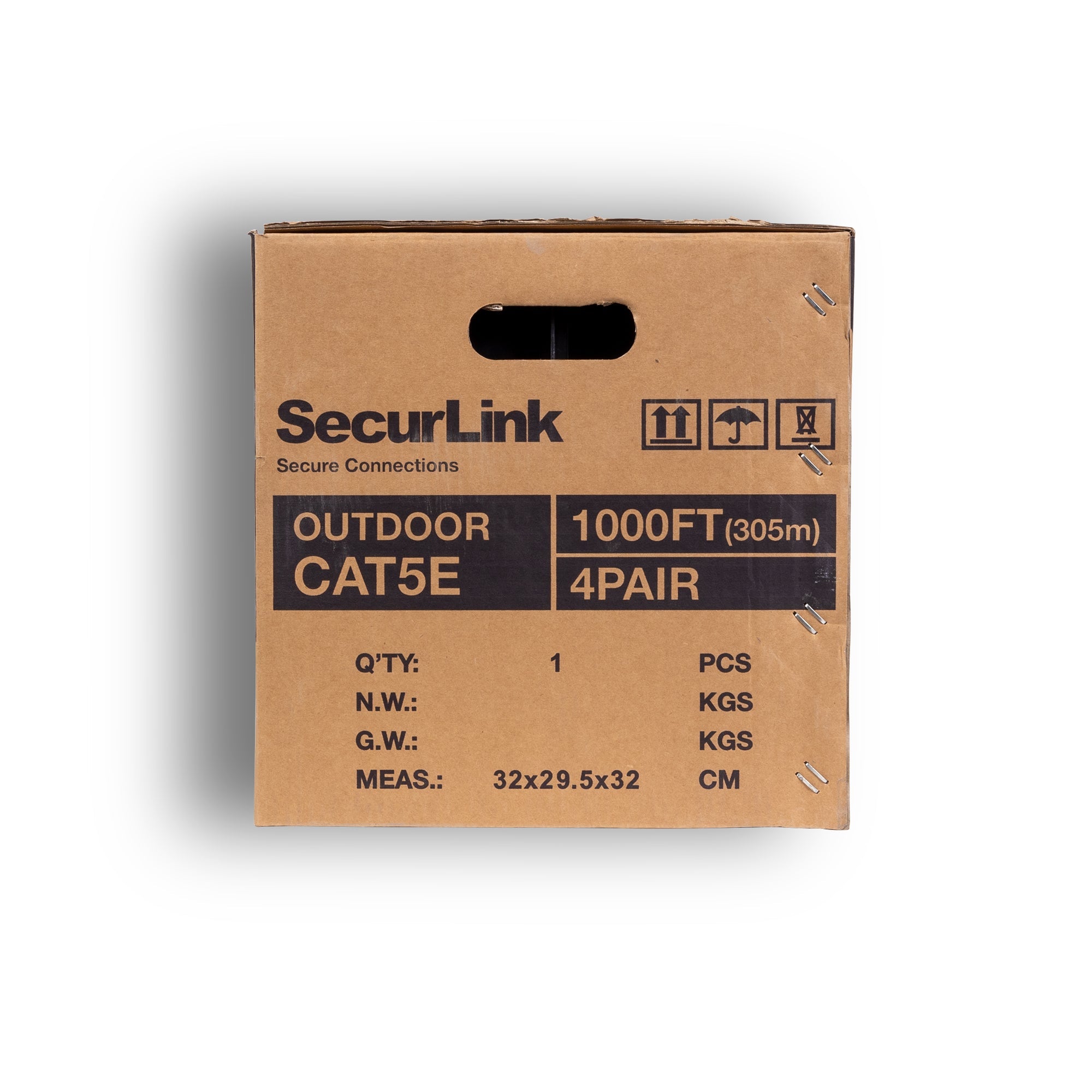 SecurLink Cat5e Unshielded Outdoor Direct Burial Cable - 1000' Pull Box