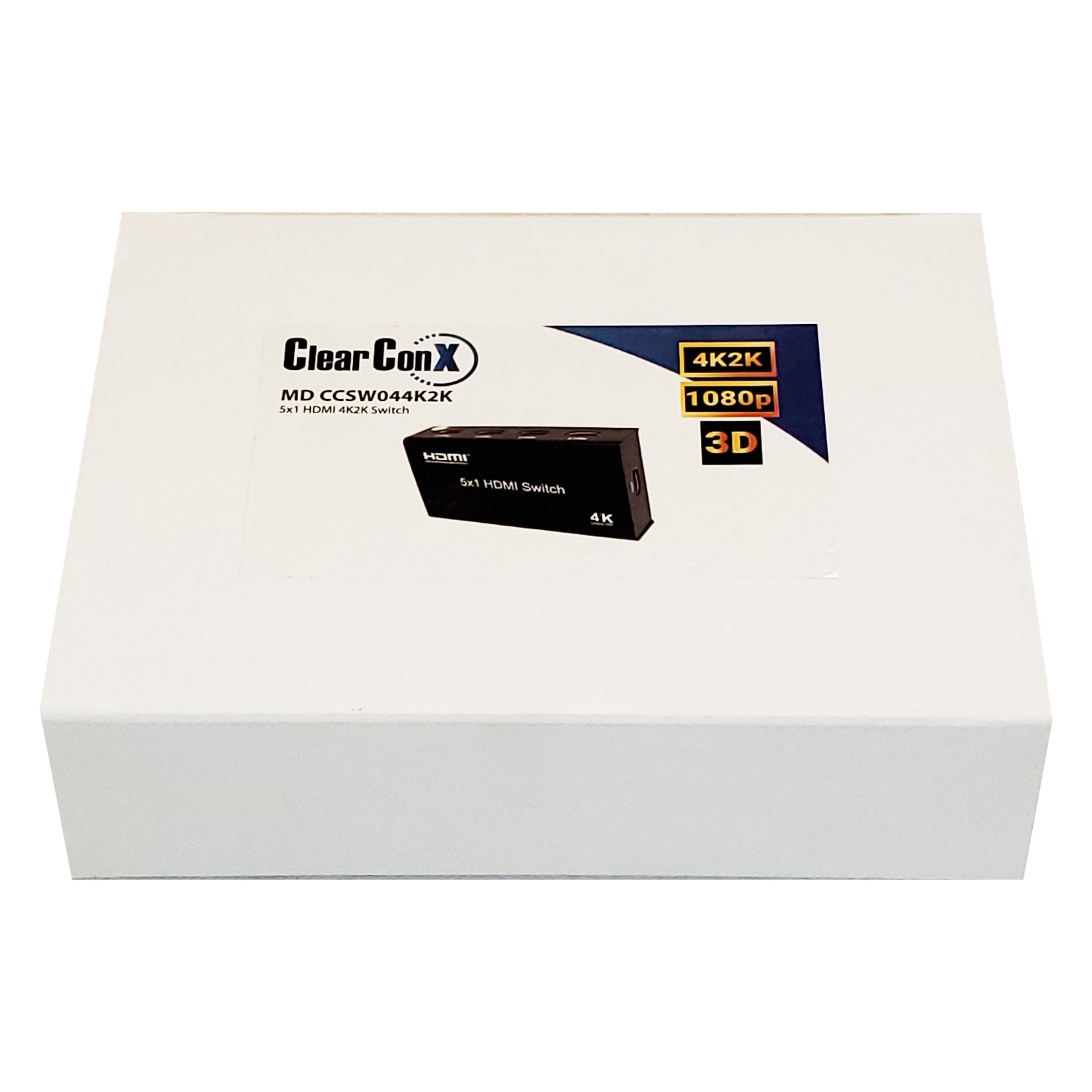ClearConX 5" 1-out HDMI Switch with 4K X 2K / 3D / CEC Support