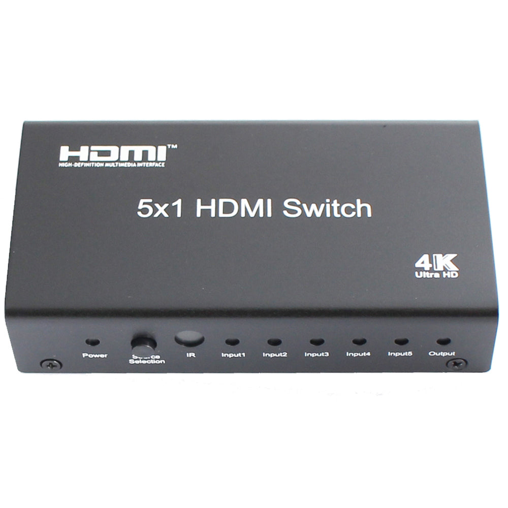 ClearConX 5" 1-out HDMI Switch with 4K X 2K / 3D / CEC Support
