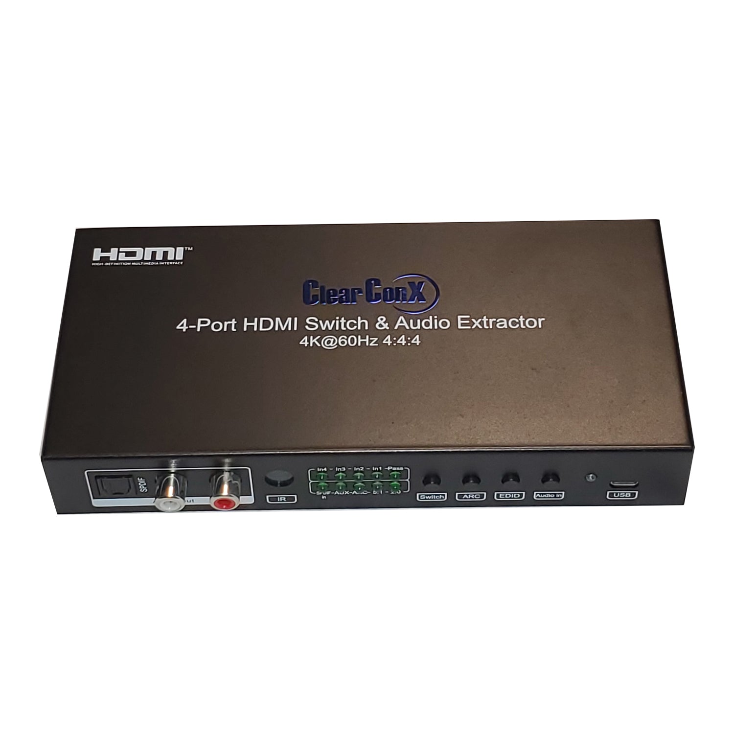 ClearConX 4" 1-out HDMI 2.0 Switch with 4K Support