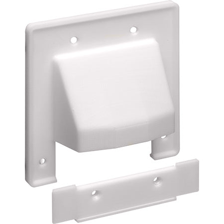 Arlington Dual Gang Reversible Cable Entrance Plate