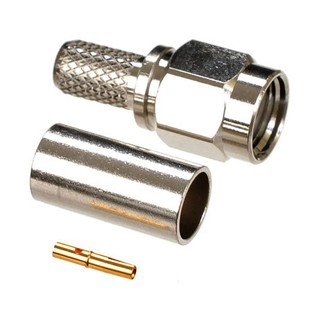 Shireen Reverse Polarity SMA Male Crimp Connector for RG58
