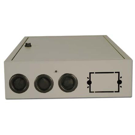 Construct Pro 29" Heavy Duty Structured Wiring Cabinet with Lock and Removable Door - Neutral
