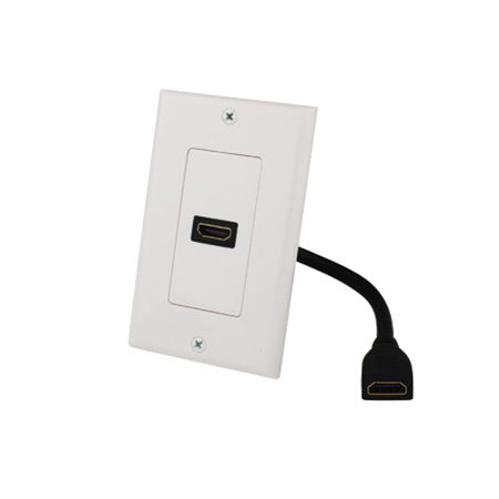 Construct Pro HDMI Single Pigtail Wall Plate