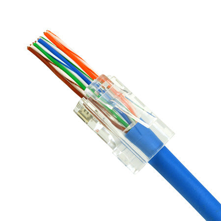 Construct Pro Quick Crimp RJ-45 Cat6 Connectors 50pc Jar