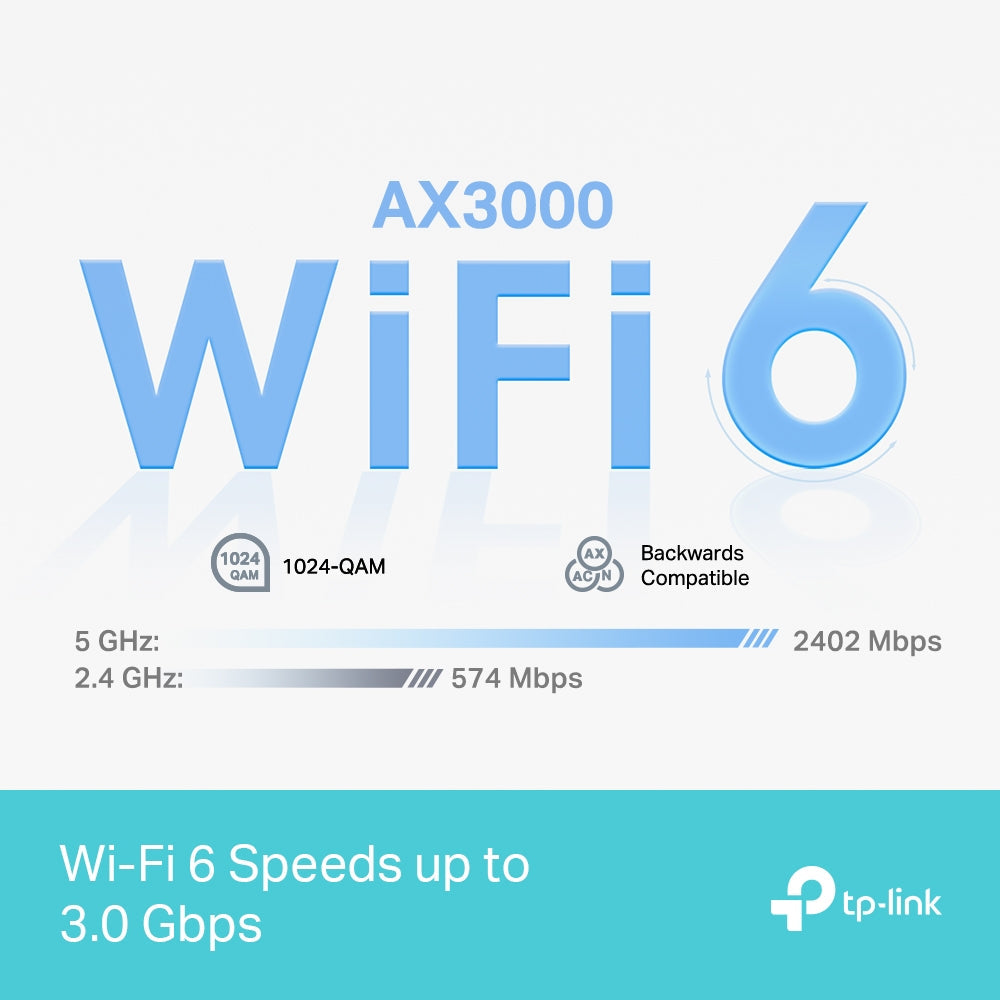 TP-Link Deco X50 Pro AX3000 Whole Home Mesh Wi-Fi 6 System