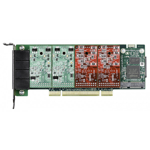 Digium VoIP 4-Port Analog PCI-E Card