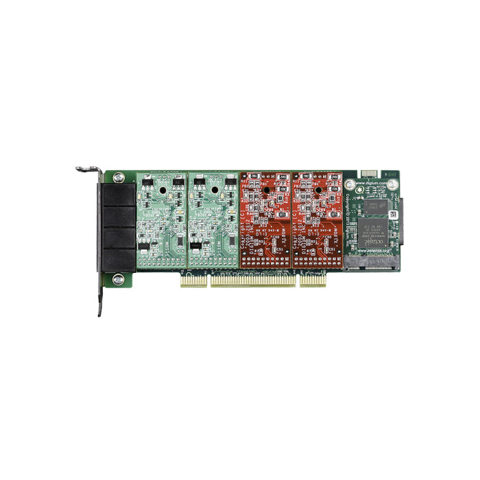 Digium VoIP 4-Port Analog PCI-E Card 4 x FXS Ports