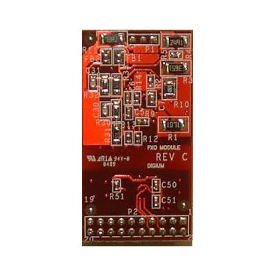 Digium Single Channel FXO Module for A4X and A8X Series Cards