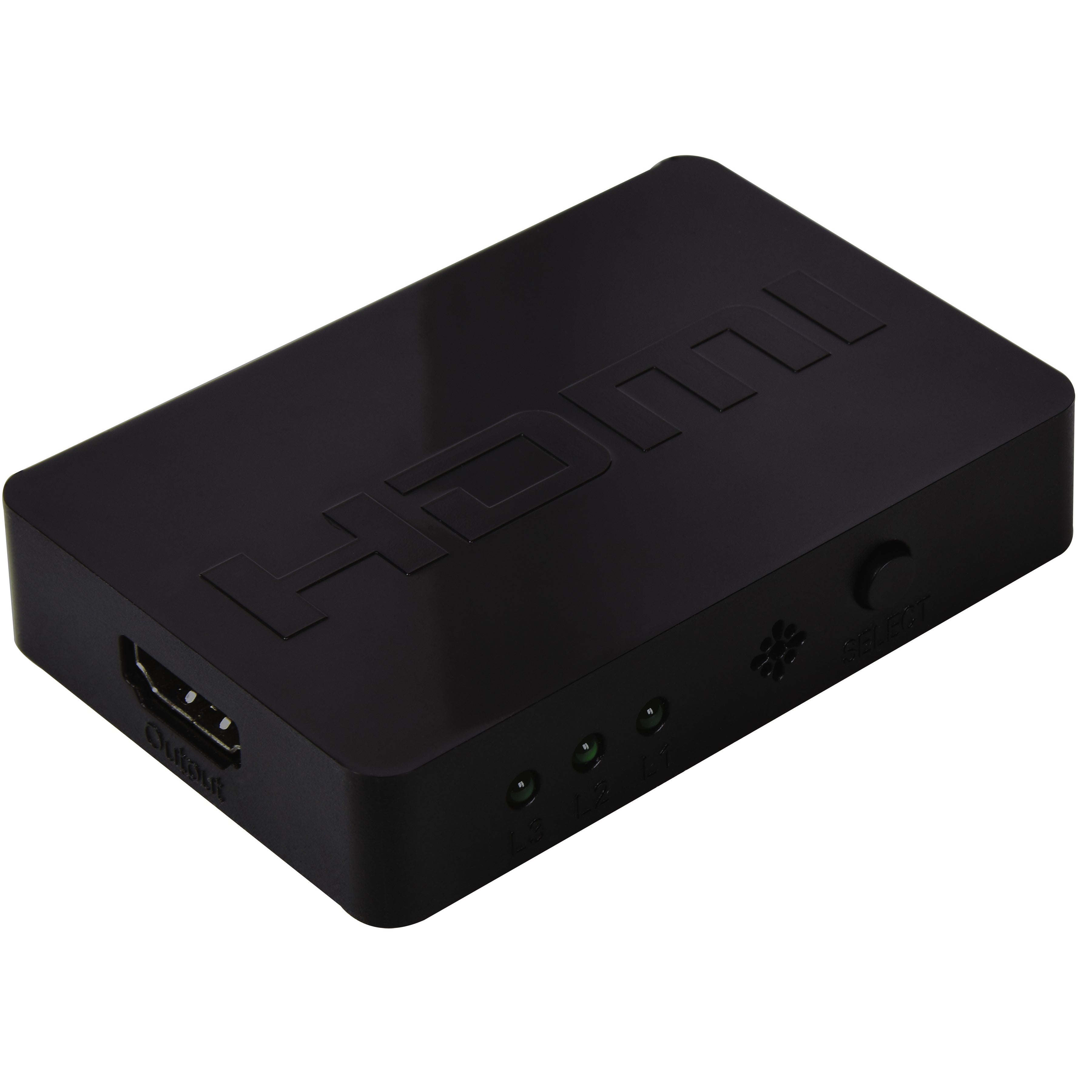 RCA 3" 1-Out 4K HDMI Switch Box