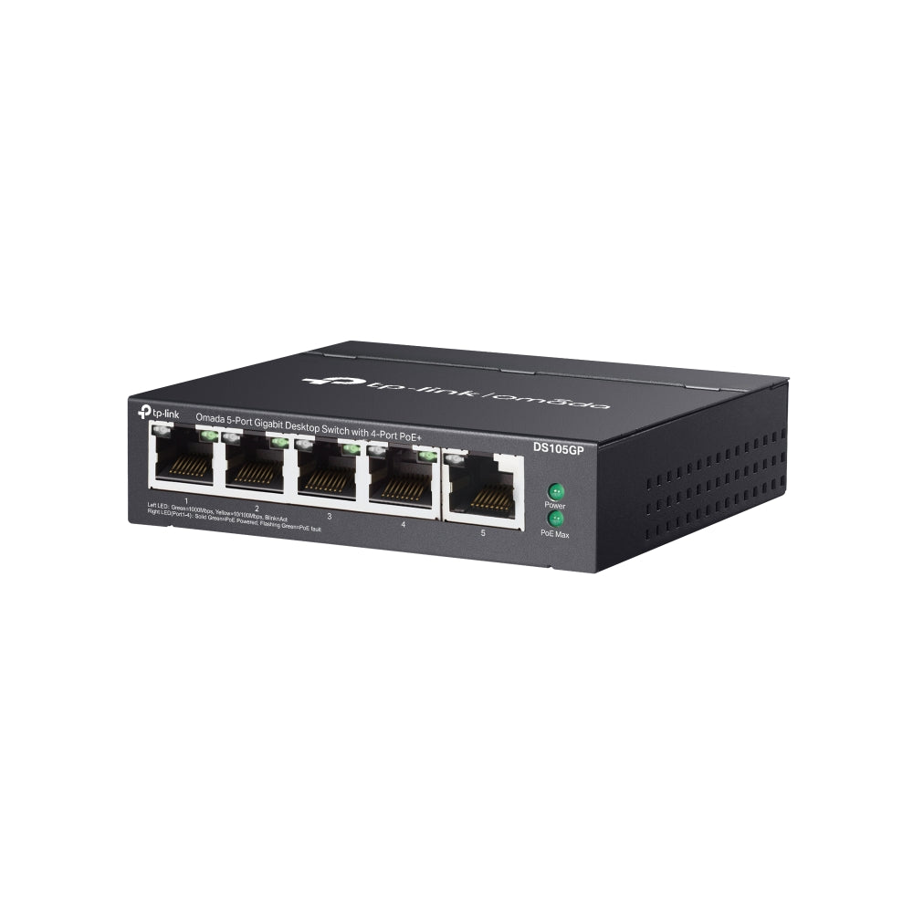 TP-Link Omada 5-Port Gigabit Unmanaged Desktop Switch with 4-Port PoE+