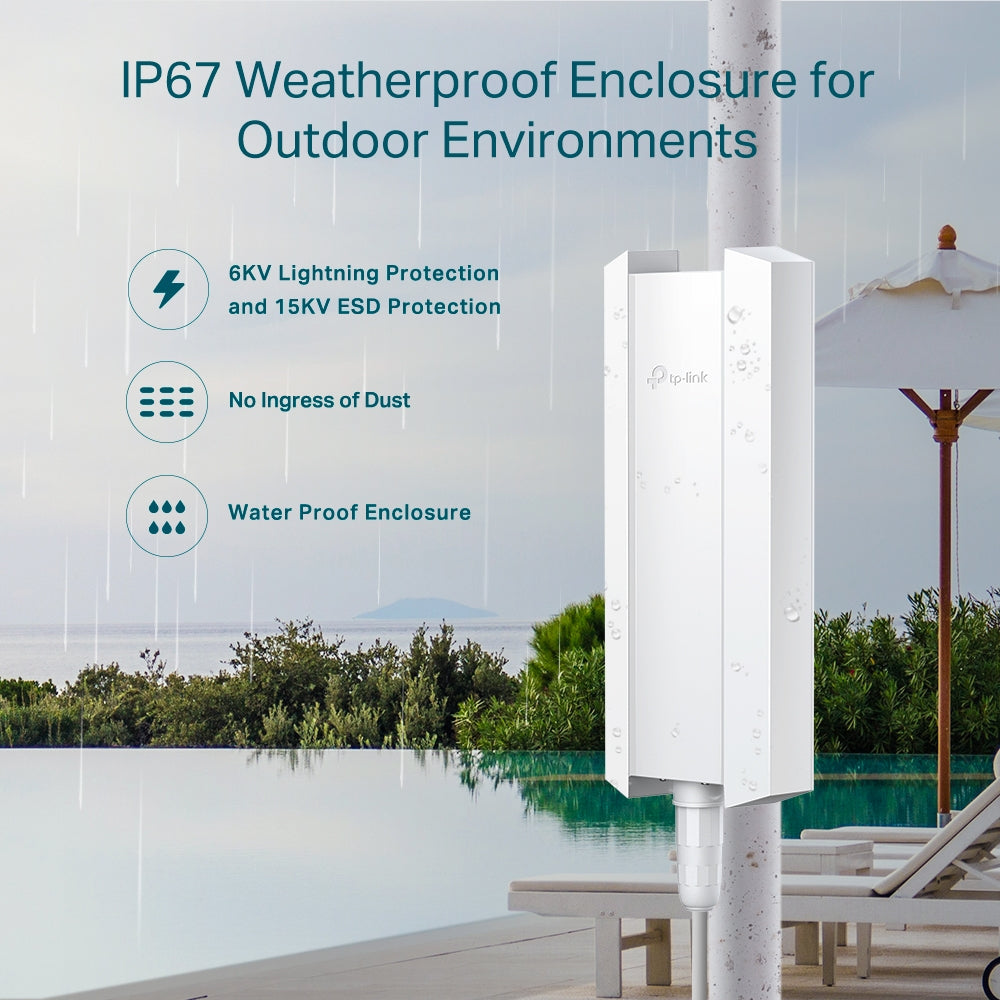 TP-Link Omada AX1800 Indoor/Outdoor WiFi 6 Access Point