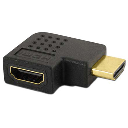 Element-Hz Flat 90 Deg HDMI Adapter Male/Female