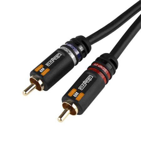 Element-Hz Universal Dual RCA-Style Cable - 20'