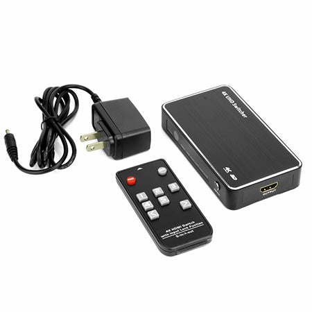 Element-Hz 5" 1-Out HDMI Switch with 4K x 2K Capability & Source Lock