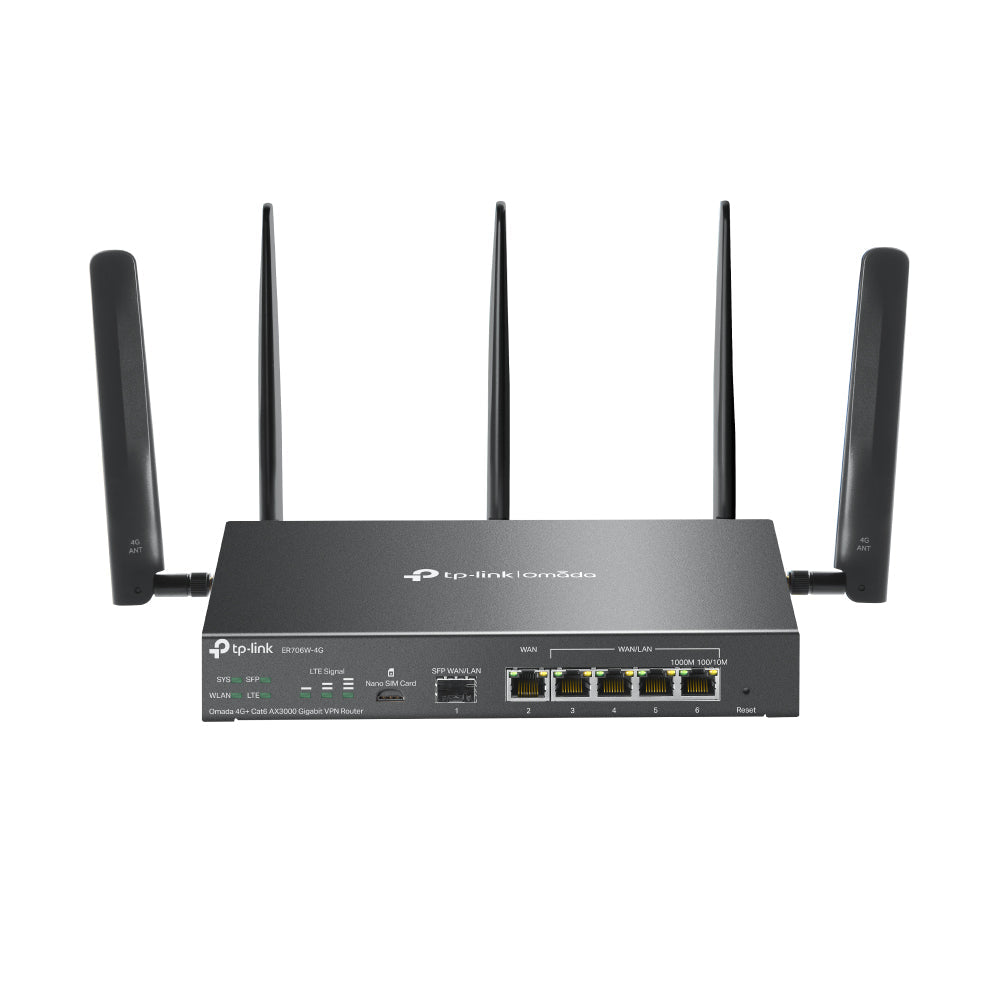 TP-Link Omada 4G+ Cat6 AX3000 Gigabit VPN Gateway