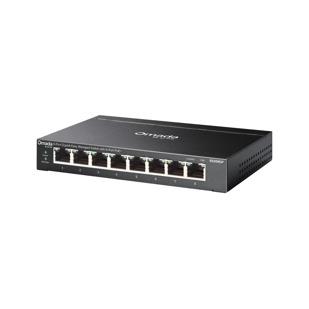 TP-Link Omada 8-Port Gigabit Easy Managed Switch with 8-Port PoE+