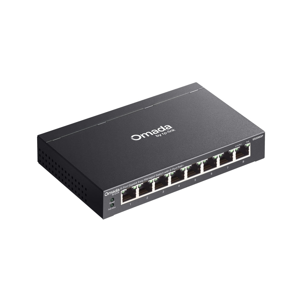 TP-Link Omada 8-Port Gigabit Easy Managed Switch with 8-Port PoE+
