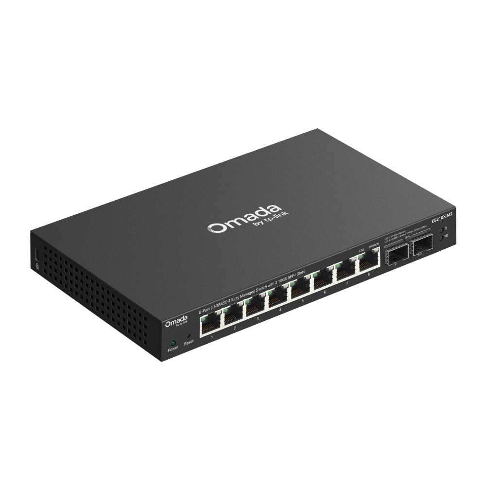 TP-Link Omada 8-Port 2.5G BASE-T Easy Managed Switch with 2 10GE SFP+ Slots