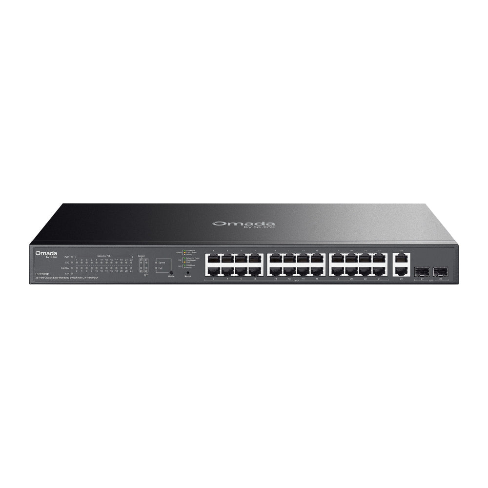 TP-Link Omada 28-Port Gigabit Easy Managed Switch with 24-Port PoE+