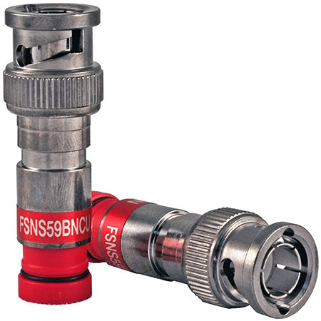 Belden Snap-N-Seal RG59 BNC Compression Connector - 25pk