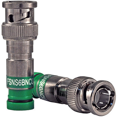 Belden Snap-N-Seal RG6 BNC Compression Connector -25pk