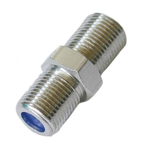 Holland Electronics Barrel In-Line Coax Cable Female F Type Connector -100pk