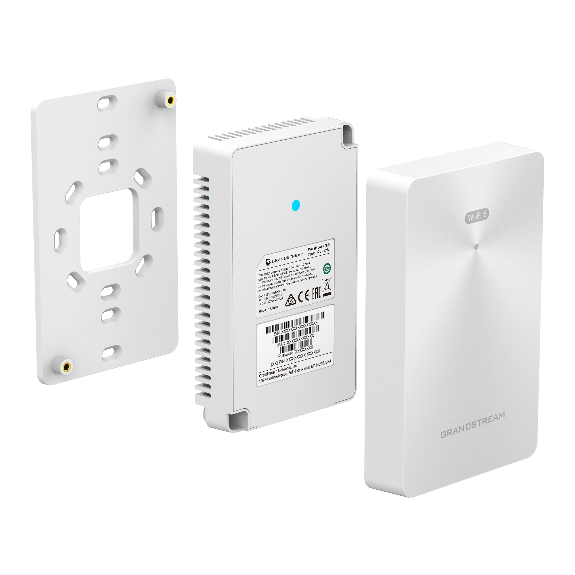 Grandstream GWN7661E In-Wall Wi-Fi 6 Access Point