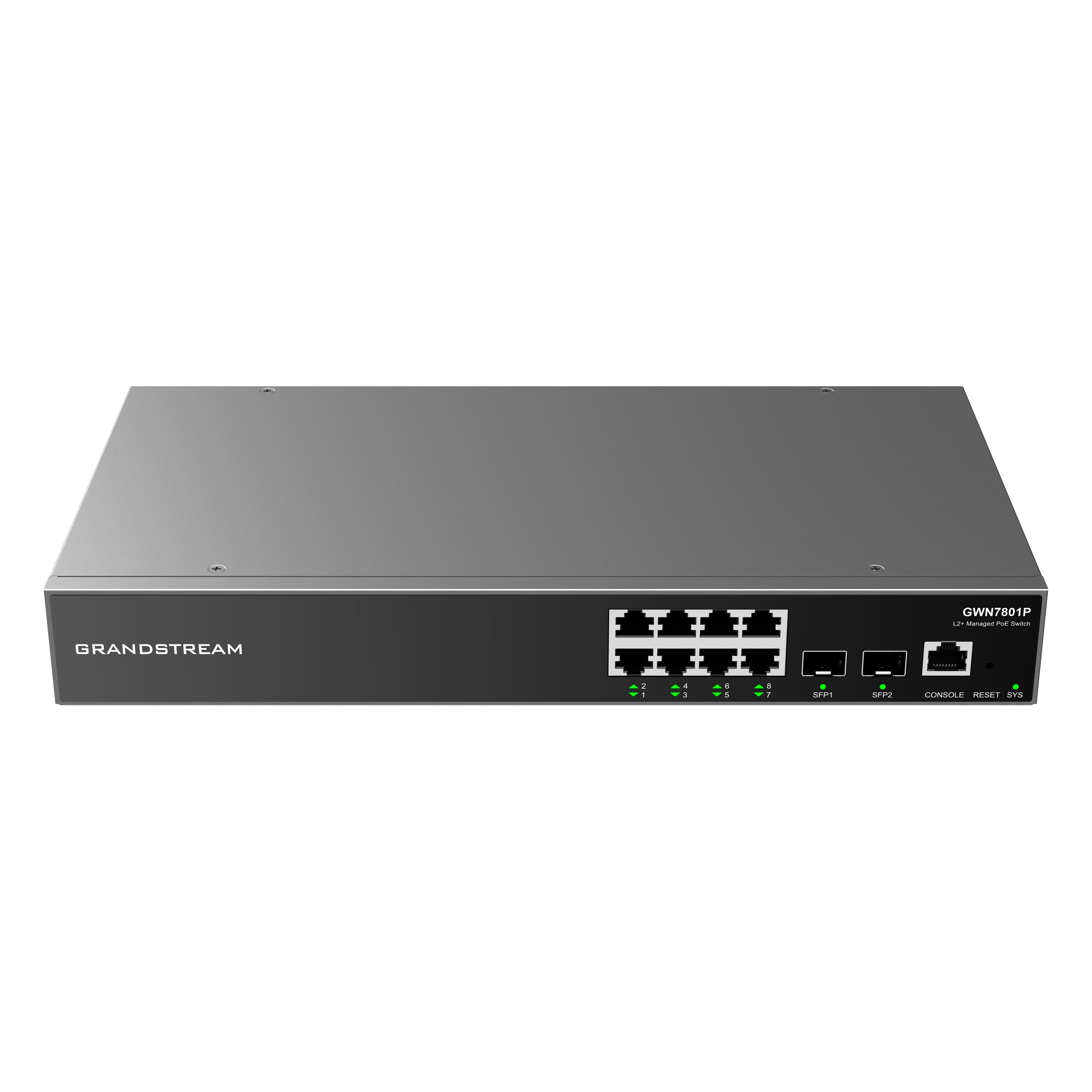 Grandstream Rackmountable Enterprise Layer 2+ Managed PoE Network Switch