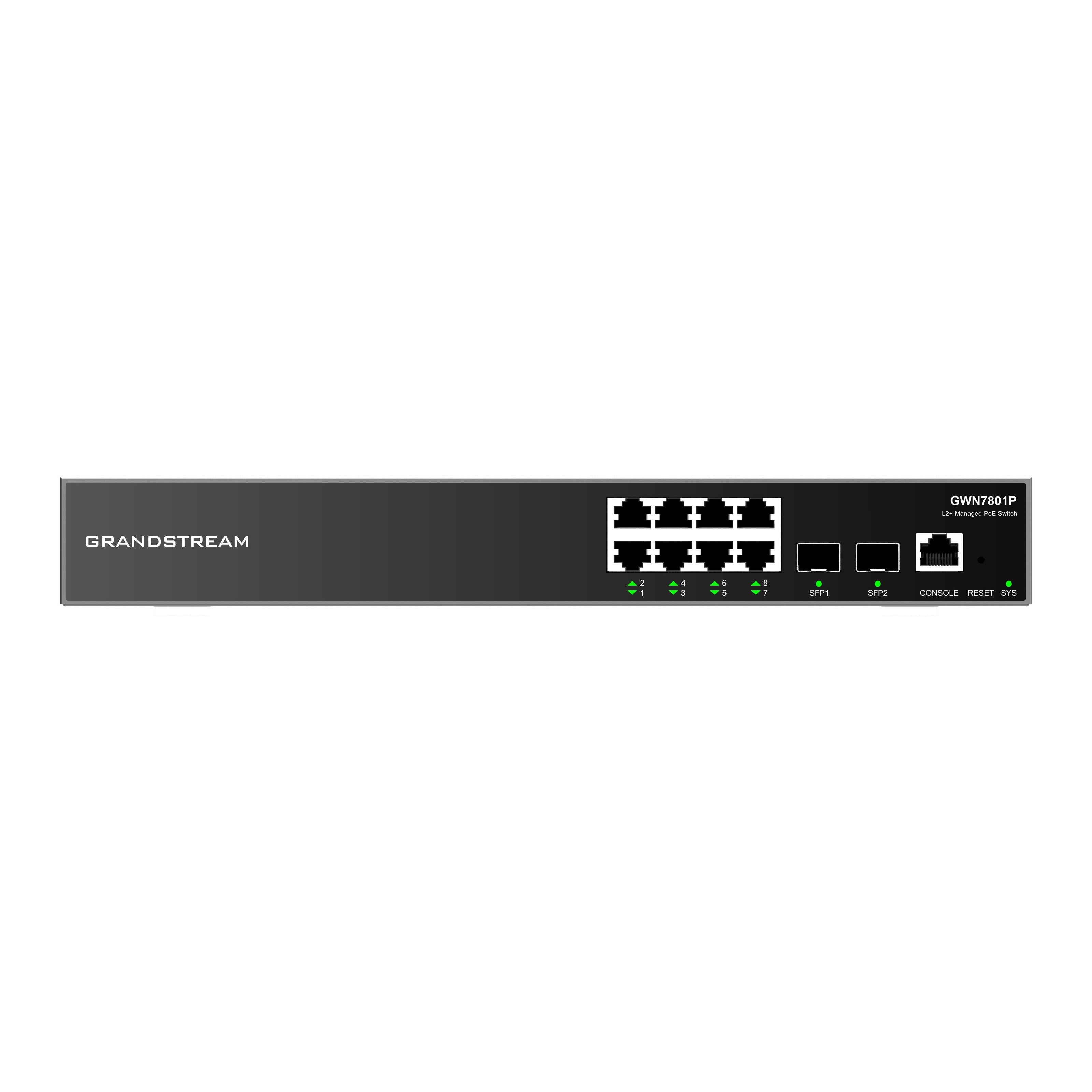Grandstream Rackmountable Enterprise Layer 2+ Managed PoE Network Switch
