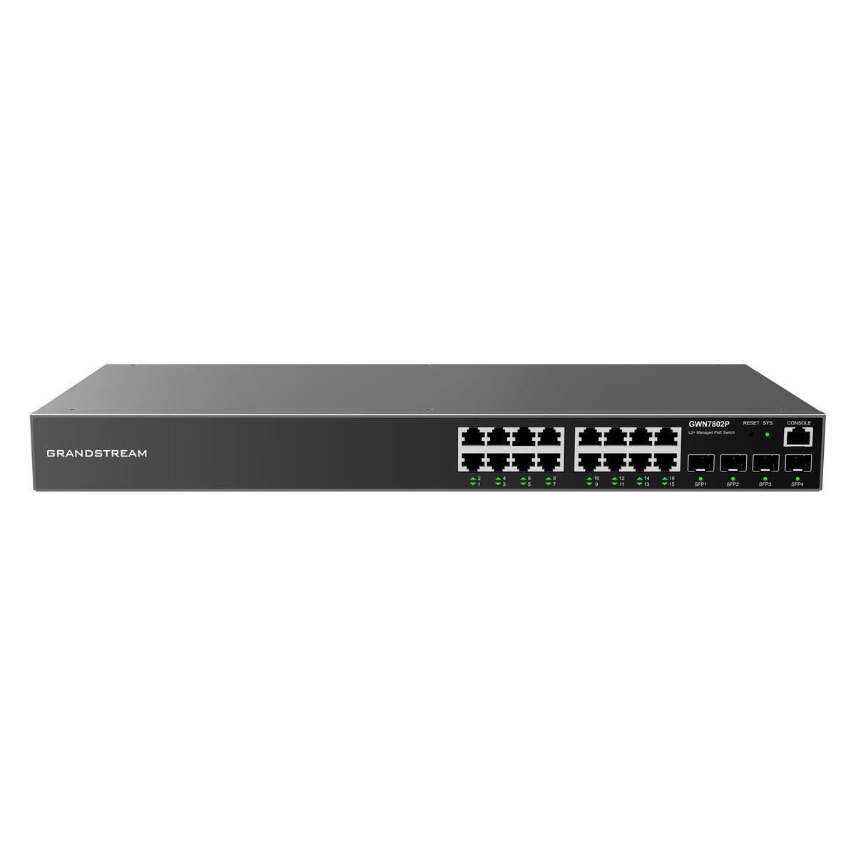 Grandstream Rackmountable Enterprise Layer 2+ Managed PoE Network Switch