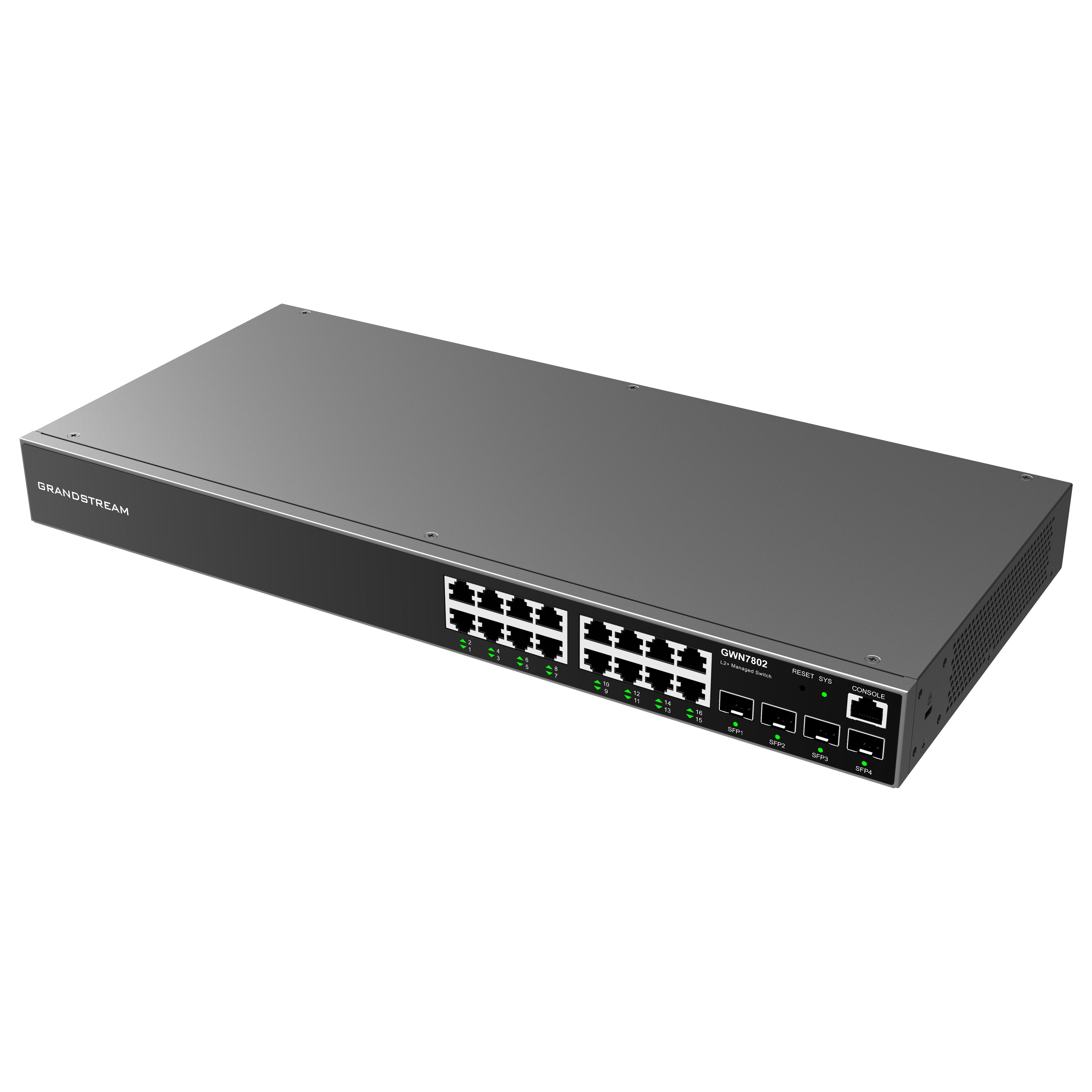 Grandstream Rackmountable Enterprise Layer 2+ Managed Network Switch
