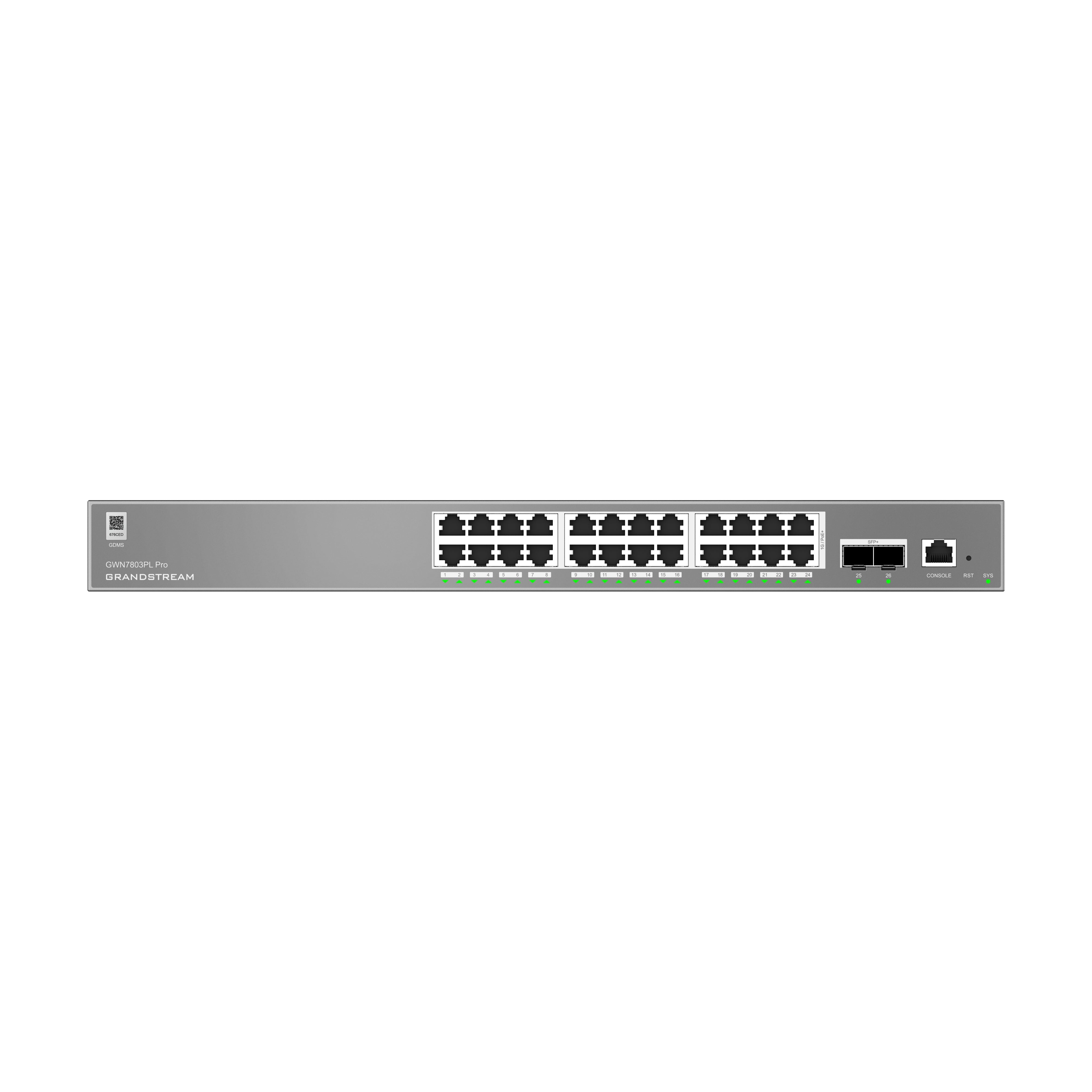 Grandstream Enterprise 24-port 30-watt PoE Layer 2++ Managed Network Switch